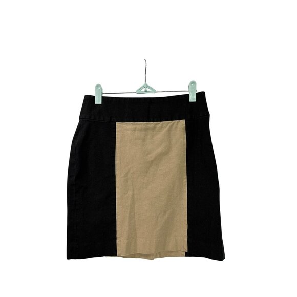 Banana Republic Factory Womens Petite 2P Colorblock Skirt Knee Length - Picture 1 of 5